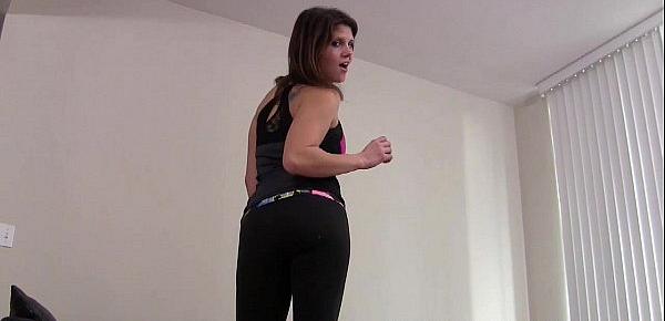  Grind your cock on my yoga pants JOI
